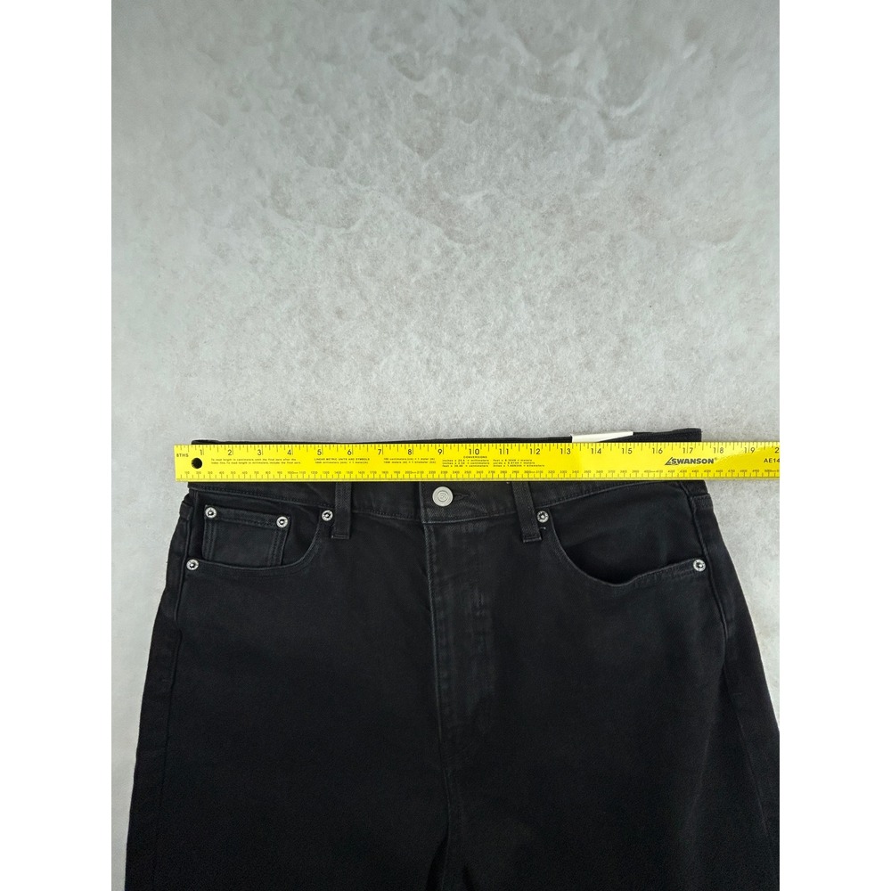 Banana Republic Jeans Womens 32 Regular High Rise 90s Straight Black NWT - Picture 12 of 16